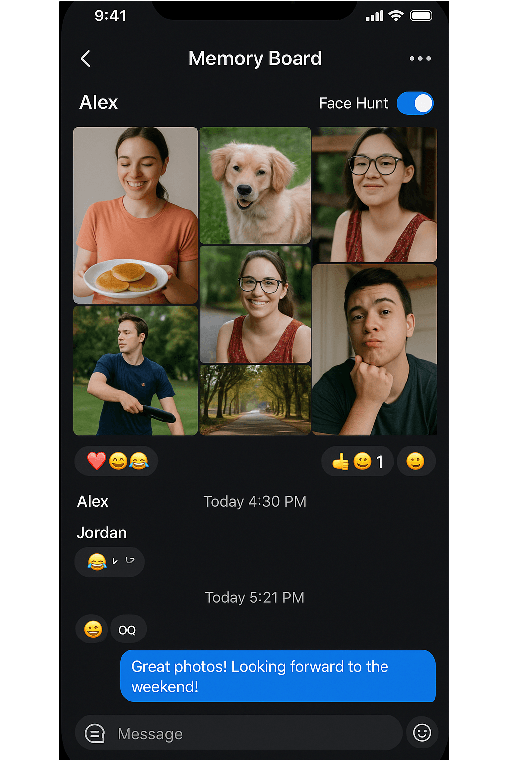 Memory board timeline